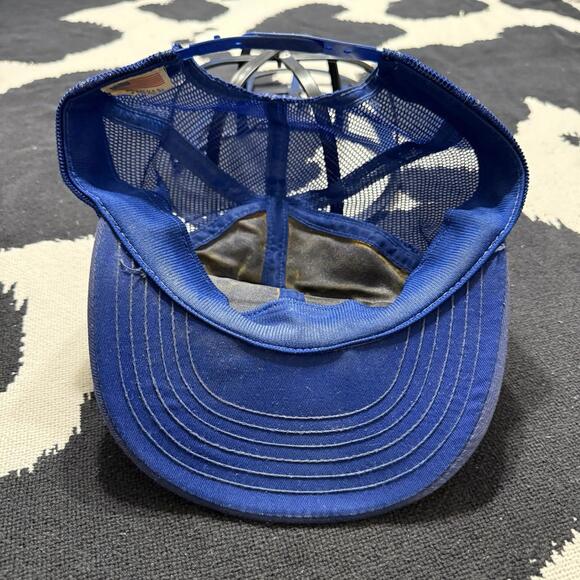 Vintage 70s/80s RARE Colt Firearms Guns Snapback Mesh Hat Cap Blue OSFA - Picture 5 of 6